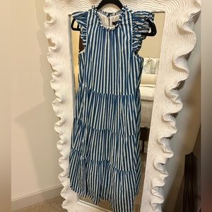 J.Crew Striped Midi Maxi Dress - Worn twice
